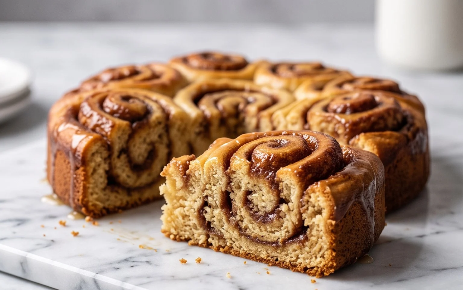 Zimtschneckenkuchen: Himmelischer Genuss in Kuchenform