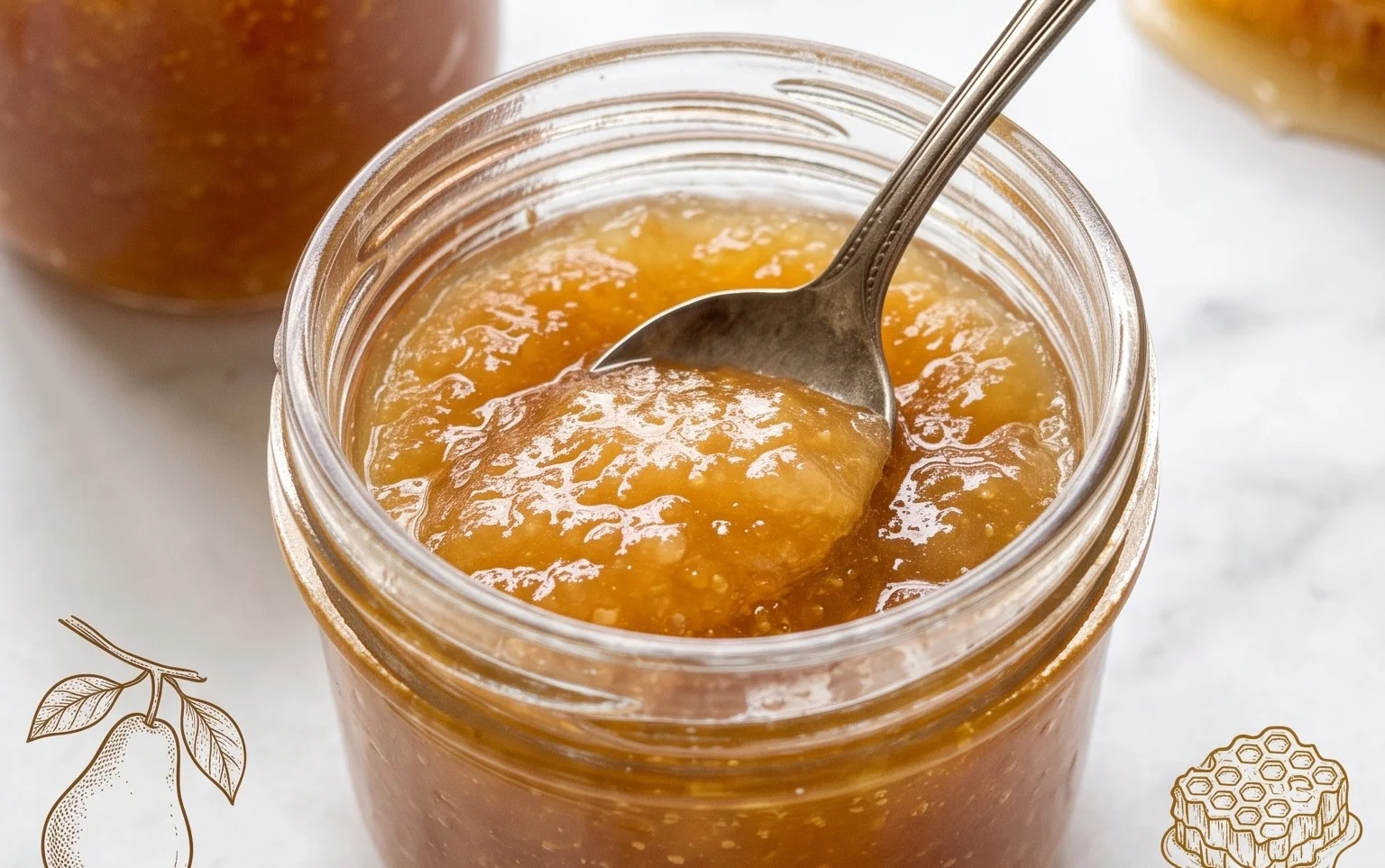 Pear Honey Jam: Fruchtige Birnenkonfitüre mit Honignote